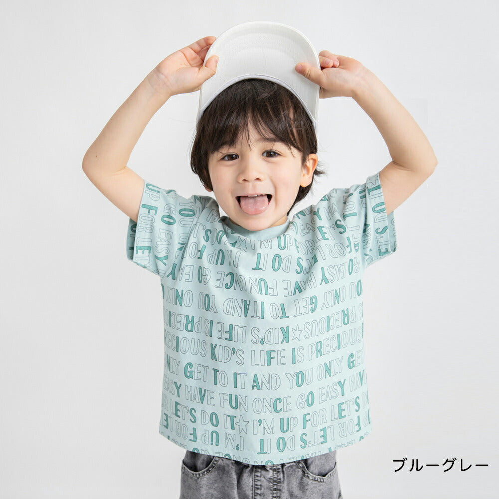 日本童裝 Branshes 印花短袖上衣 80-130cm 男童款 夏季 TOPS