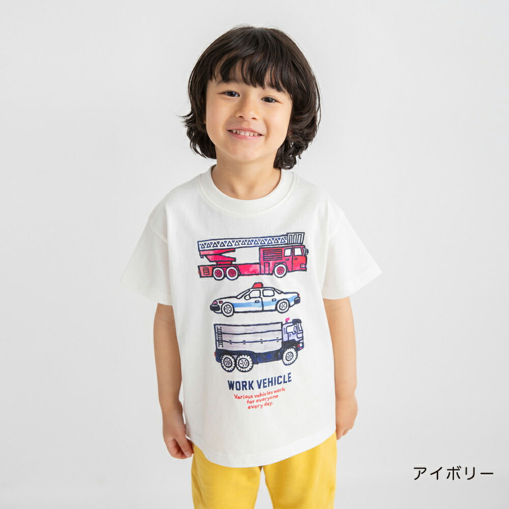 日本童裝 Branshes 印花短袖上衣 80-130cm 男童款 夏季 TOPS
