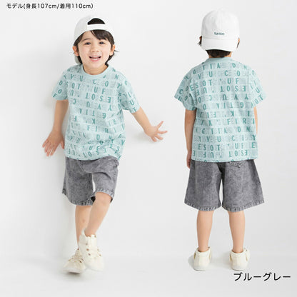 日本童裝 Branshes 印花短袖上衣 80-130cm 男童款 夏季 TOPS