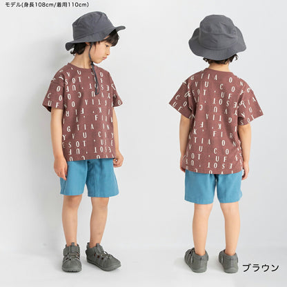 日本童裝 Branshes 印花短袖上衣 80-130cm 男童款 夏季 TOPS