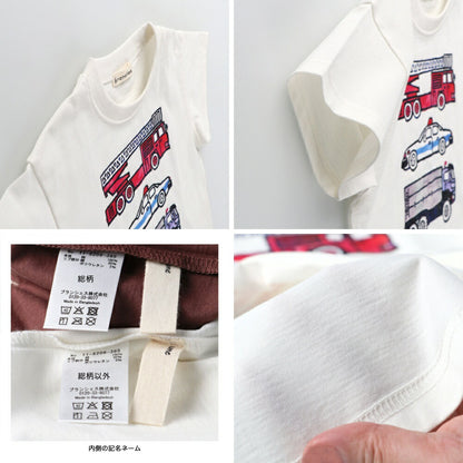 日本童裝 Branshes 印花短袖上衣 80-130cm 男童款 夏季 TOPS