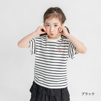 日本童裝 Branshes 印花飛袖上衣 80-130cm 女童款 夏季 TOPS