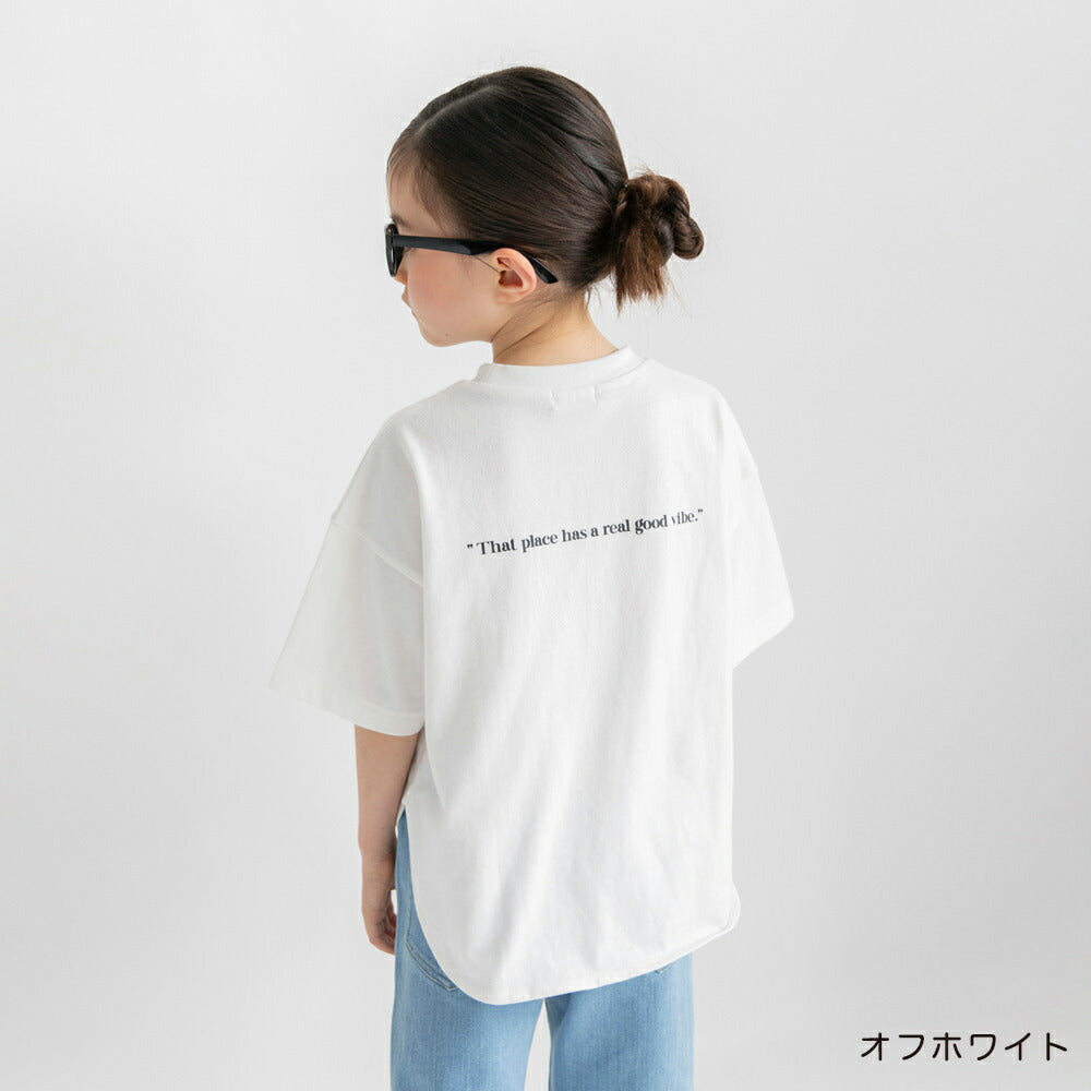 日本童裝 Branshes Oversize字母短袖上衣 80-160cm 女童款 夏季 TOPS