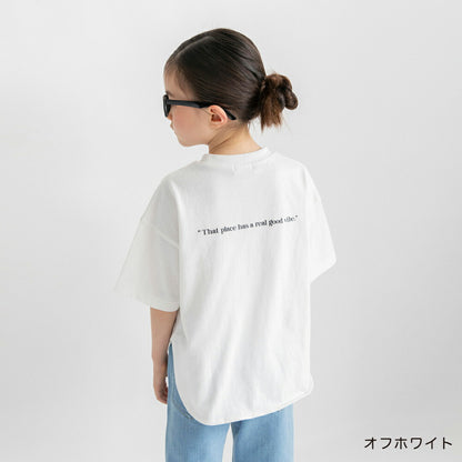 日本童裝 Branshes Oversize字母短袖上衣 80-160cm 女童款 夏季 TOPS