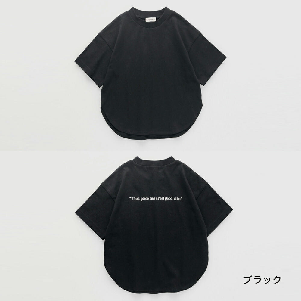 日本童裝 Branshes Oversize字母短袖上衣 80-160cm 女童款 夏季 TOPS
