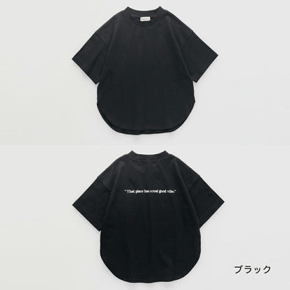 日本童裝 Branshes Oversize字母短袖上衣 80-160cm 女童款 夏季 TOPS