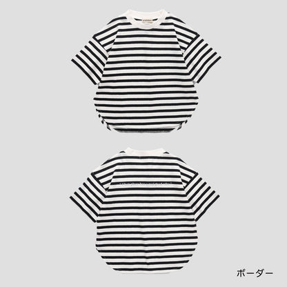 日本童裝 Branshes Oversize字母短袖上衣 80-160cm 女童款 夏季 TOPS