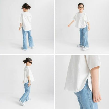 日本童裝 Branshes Oversize字母短袖上衣 80-160cm 女童款 夏季 TOPS