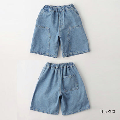 日本童裝 Branshes 及膝牛仔七分褲 100-150cm 男童款 夏季 PANTS