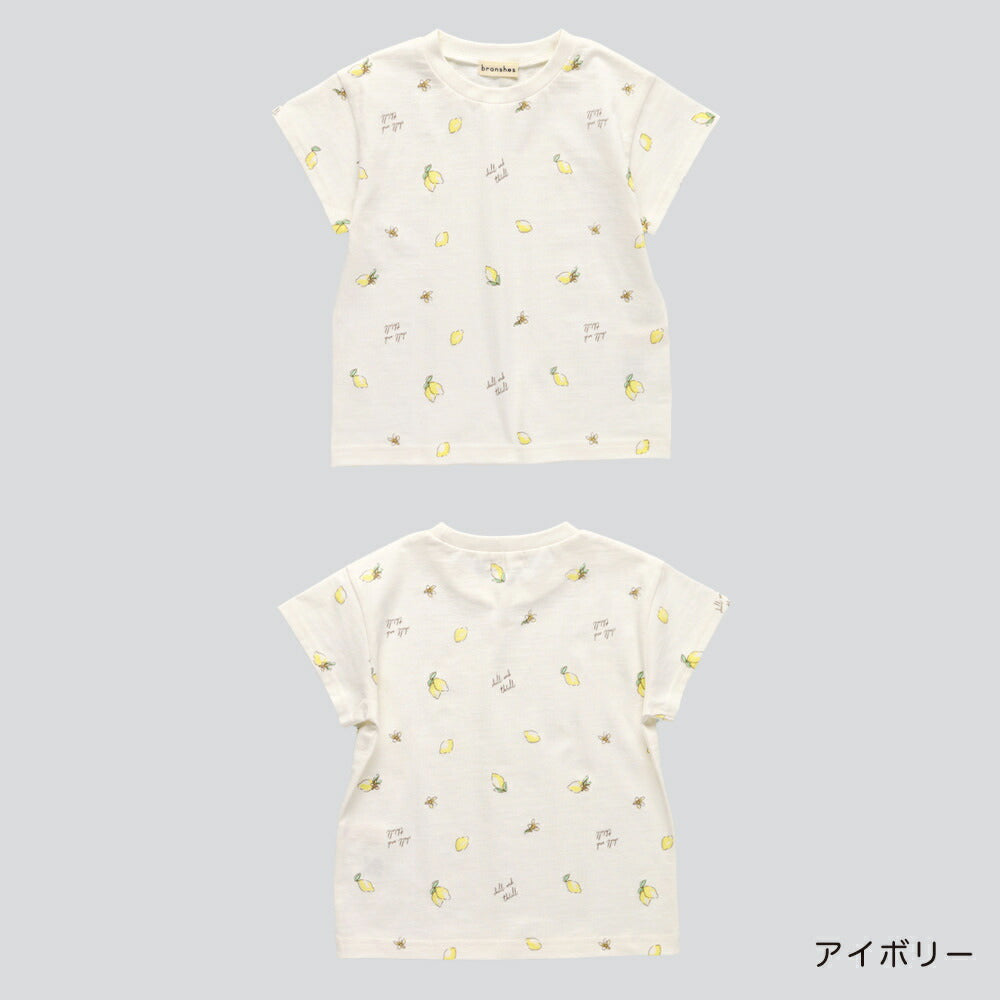 日本童裝 Branshes 刺繡/滿印短袖上衣 80-130cm 女童款 夏季 TOPS