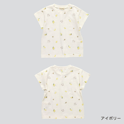日本童裝 Branshes 刺繡/滿印短袖上衣 80-130cm 女童款 夏季 TOPS
