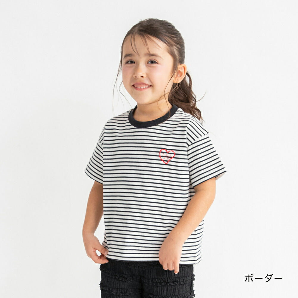 日本童裝 Branshes 印花短袖上衣 80-150cm 女童款 夏季 TOPS