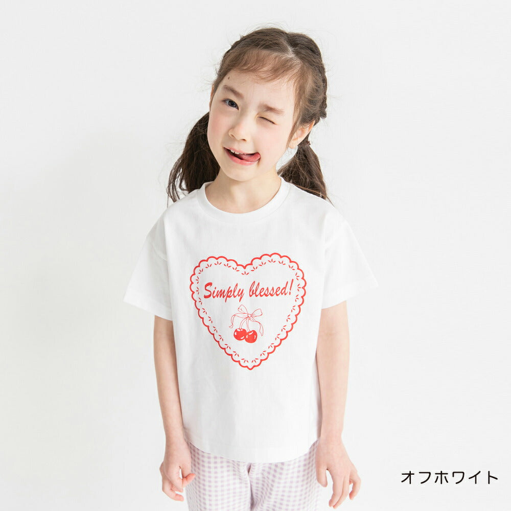 日本童裝 Branshes 印花短袖上衣 80-150cm 女童款 夏季 TOPS