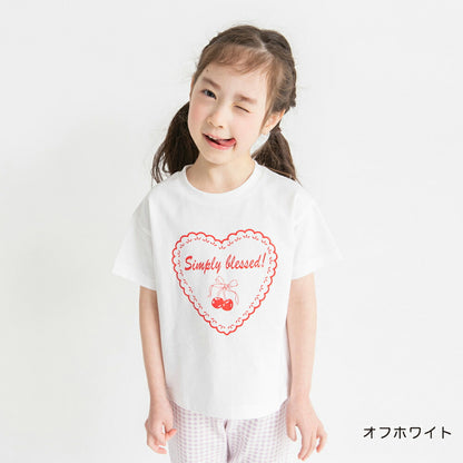 日本童裝 Branshes 印花短袖上衣 80-150cm 女童款 夏季 TOPS