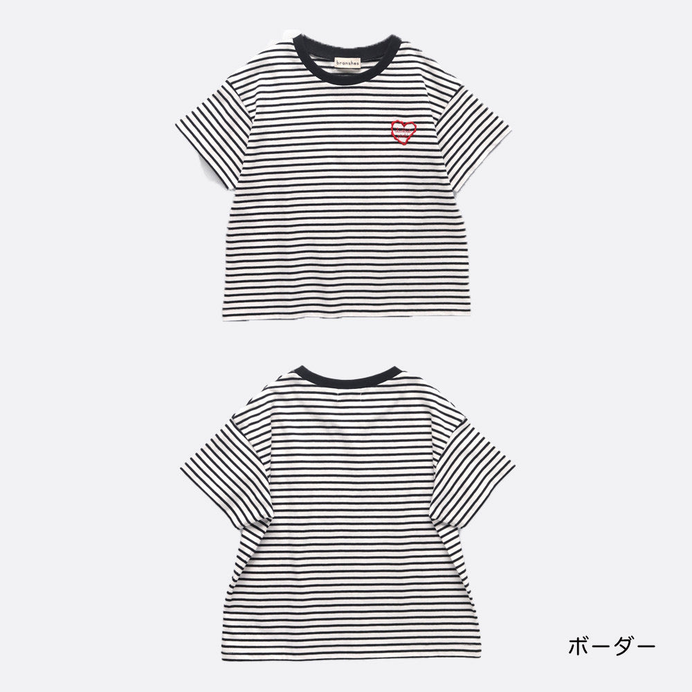 日本童裝 Branshes 印花短袖上衣 80-150cm 女童款 夏季 TOPS