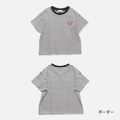 日本童裝 Branshes 印花短袖上衣 80-150cm 女童款 夏季 TOPS