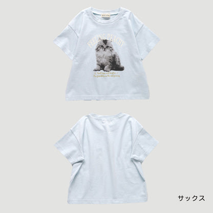 日本童裝 Branshes 印花短袖上衣 80-150cm 女童款 夏季 TOPS