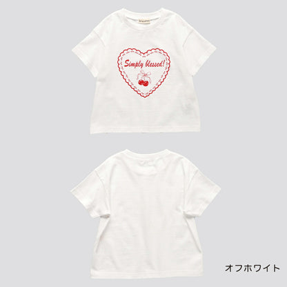 日本童裝 Branshes 印花短袖上衣 80-150cm 女童款 夏季 TOPS