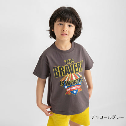 日本童裝 Branshes 印花短袖上衣 80-150cm 男童款 夏季 TOPS