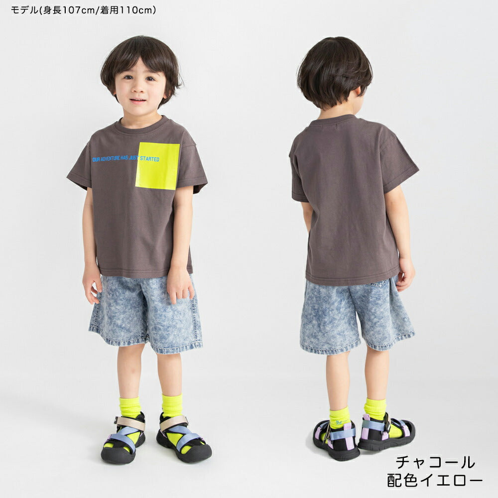 日本童裝 Branshes 印花短袖上衣 80-150cm 男童款 夏季 TOPS