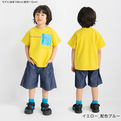 日本童裝 Branshes 印花短袖上衣 80-150cm 男童款 夏季 TOPS