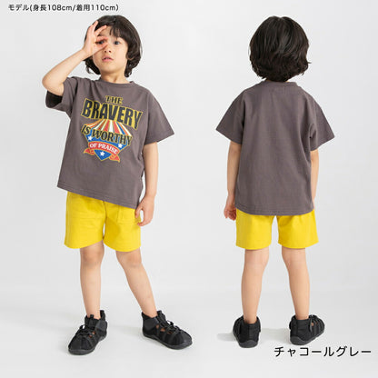 日本童裝 Branshes 印花短袖上衣 80-150cm 男童款 夏季 TOPS