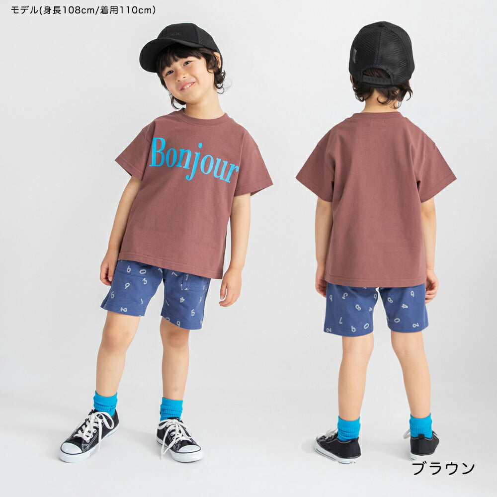 日本童裝 Branshes 印花短袖上衣 80-150cm 男童款 夏季 TOPS