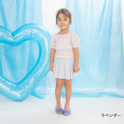 日本童裝 Branshes 防UV 吊帶泳衣兩件套裝 90-150cm 女童款 夏季 夏日玩水泳衣特輯