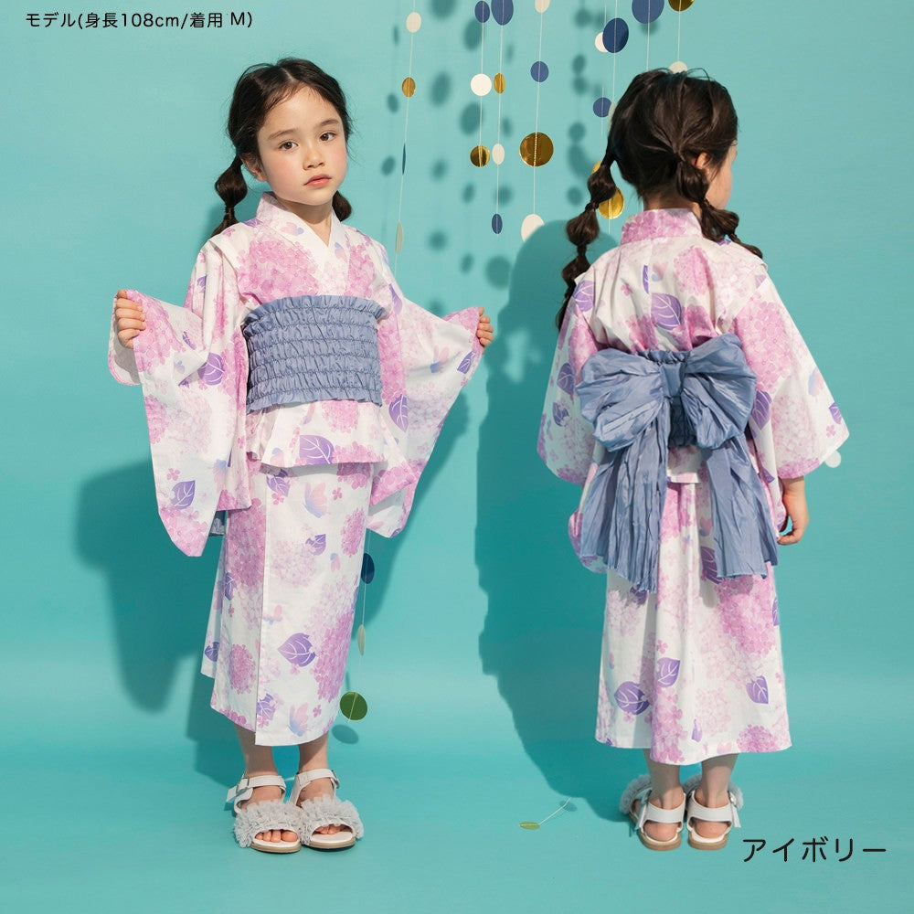 日本童裝 Branshes 2Way 日本浴衣3件套裝 日本和服 100-130cm 女童款 夏季 OUTERWEAR DRESSES 日本夏祭慶典特輯