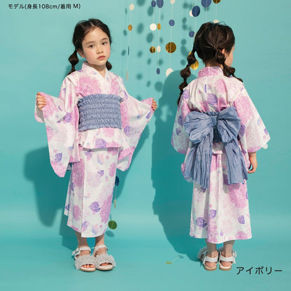 日本童裝 Branshes 2Way 日本浴衣3件套裝 日本和服 100-130cm 女童款 夏季 OUTERWEAR DRESSES 日本夏祭慶典特輯