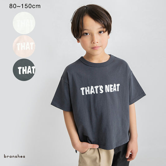 日本童裝 Branshes 字母印花上衣 80-150cm 男童款 夏季 TOPS