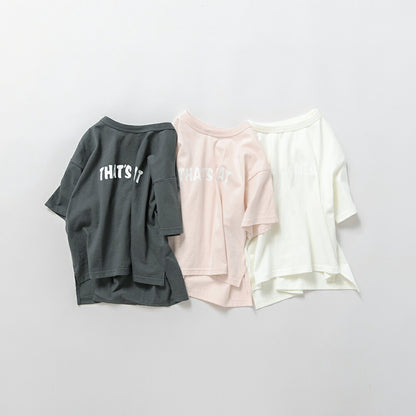 日本童裝 Branshes 字母印花上衣 80-150cm 男童款 夏季 TOPS