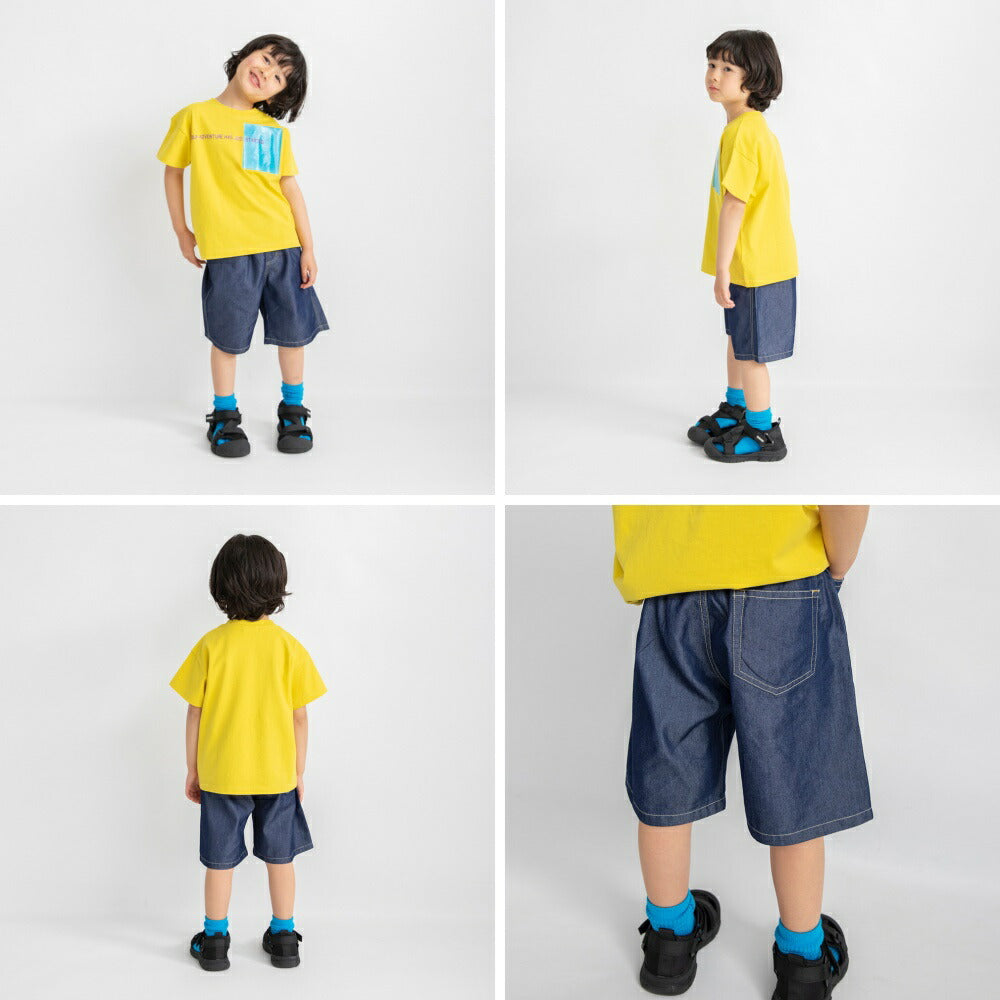 日本童裝 Branshes 接觸冷感 涼感牛仔褲 80-150cm 男童款 夏季 PANTS