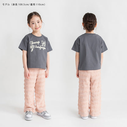 日本童裝 Branshes 立體刺繡上衣 80-150cm 女童款 夏季 TOPS