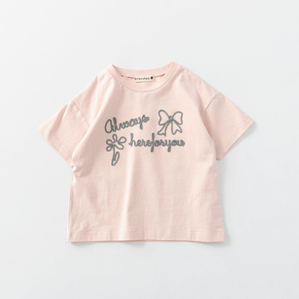 日本童裝 Branshes 立體刺繡上衣 80-150cm 女童款 夏季 TOPS