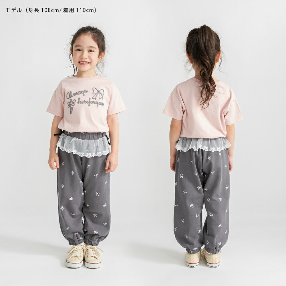 日本童裝 Branshes 立體刺繡上衣 80-150cm 女童款 夏季 TOPS