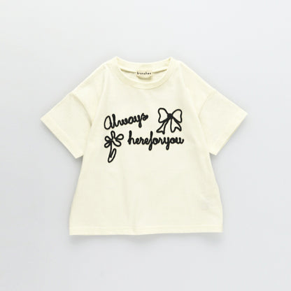 日本童裝 Branshes 立體刺繡上衣 80-150cm 女童款 夏季 TOPS