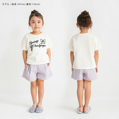 日本童裝 Branshes 立體刺繡上衣 80-150cm 女童款 夏季 TOPS