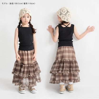 日本童裝 Branshes 百搭單品背心 80-150cm 女童款 夏季 TOPS