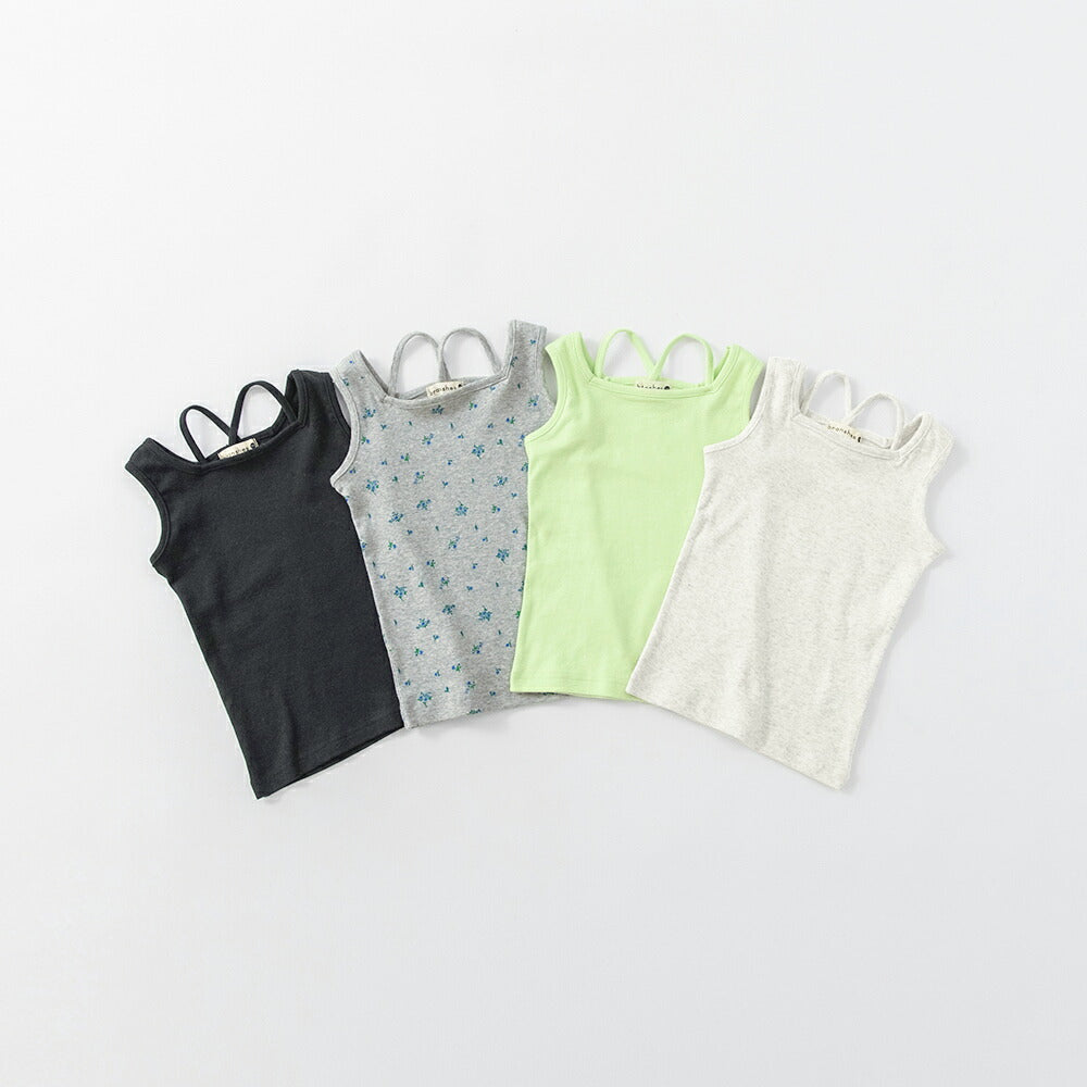 日本童裝 Branshes 百搭單品背心 80-150cm 女童款 夏季 TOPS