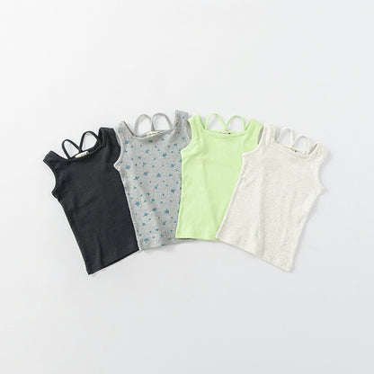 日本童裝 Branshes 百搭單品背心 80-150cm 女童款 夏季 TOPS
