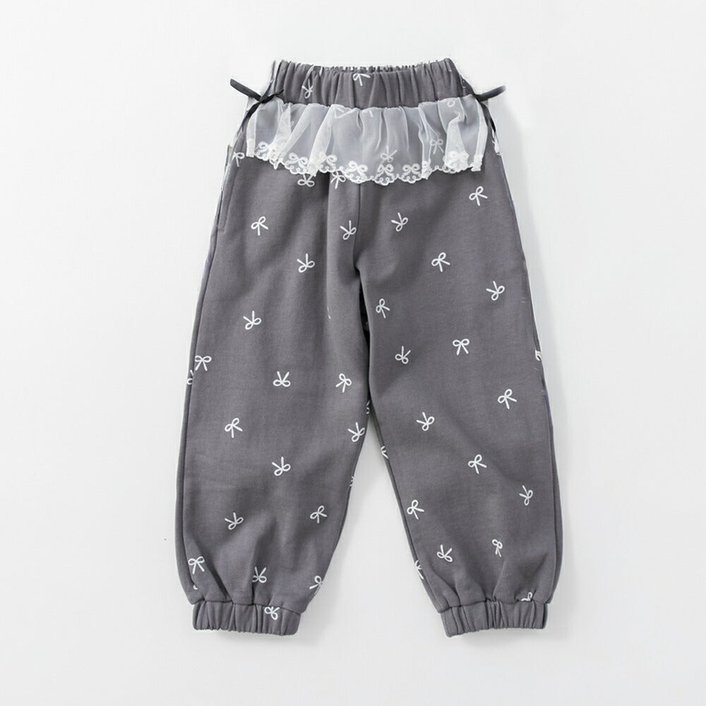 日本童裝 Branshes 蕾絲腰帶運動褲 80-150cm 女童款 夏季 PANTS