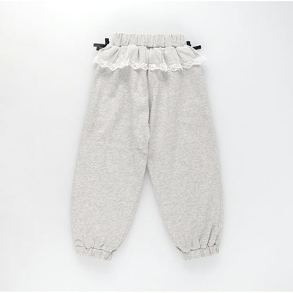 日本童裝 Branshes 蕾絲腰帶運動褲 80-150cm 女童款 夏季 PANTS