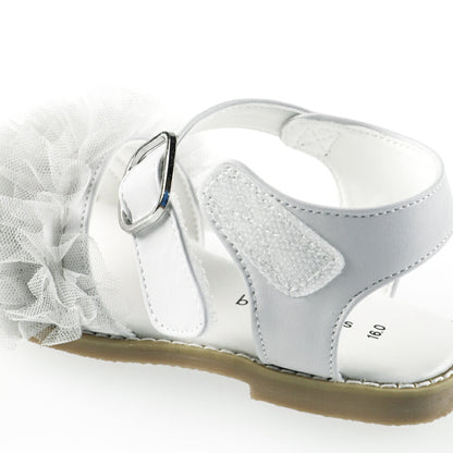 日本直送 Branshes 薄紗荷葉邊涼鞋 15-21cm 鞋系列 其他品牌