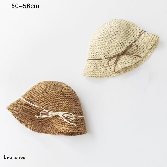 日本直送 Branshes 草織帽 50-56cm 帽系列