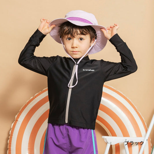 日本童裝 Branshes 防UV 泳衣外套 90-150cm 男童款 夏季 夏日玩水泳衣特輯