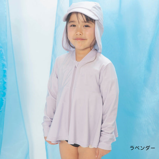 日本童裝 Branshes 防UV 泳衣外套 90-150cm 女童款 夏季 夏日玩水泳衣特輯