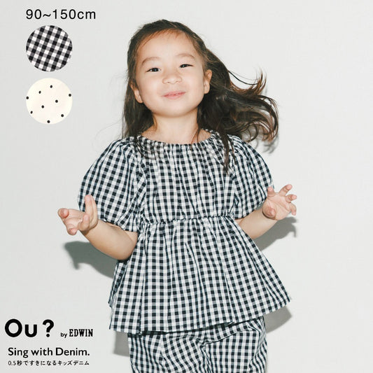 日本童裝 Branshes 【b.+A】燈籠袖襯衫 90-150cm 女童款 夏季 TOPS