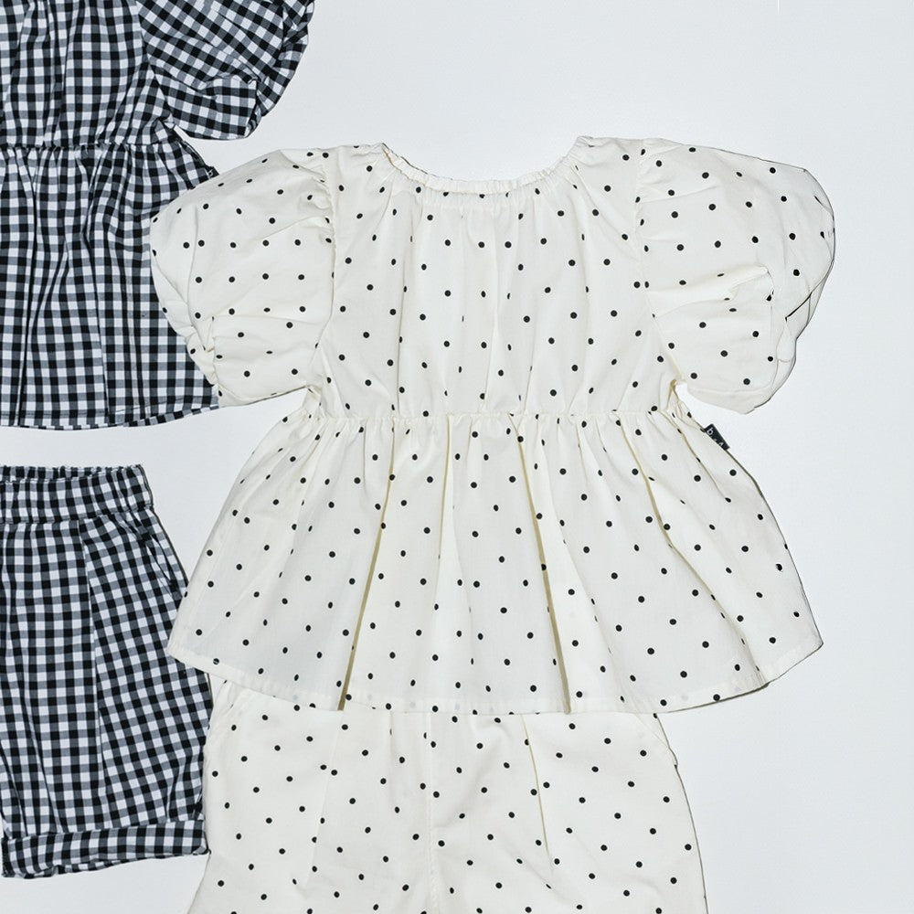 日本童裝 Branshes 【b.+A】燈籠袖襯衫 90-150cm 女童款 夏季 TOPS
