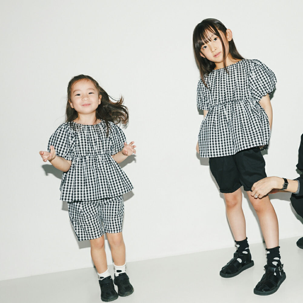 日本童裝 Branshes 【b.+A】燈籠袖襯衫 90-150cm 女童款 夏季 TOPS